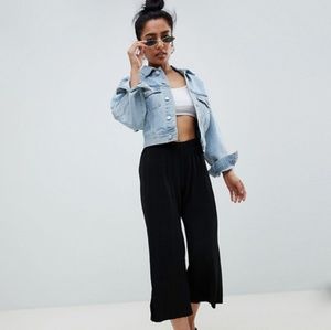 Asos PETITE plisse culottes
